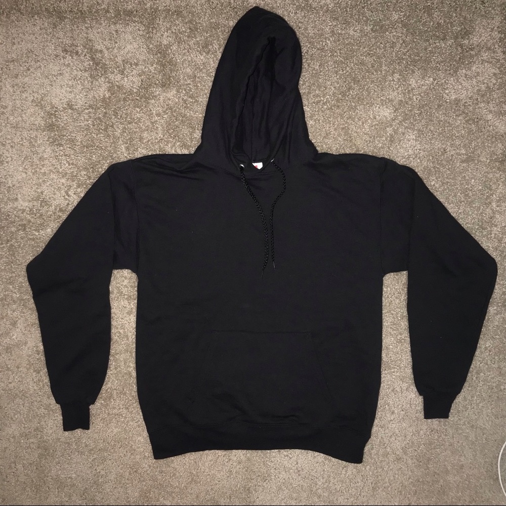 ⚡️SALE⚡️ HANES black hoodie sweatshirt pullover NWOT Medium M